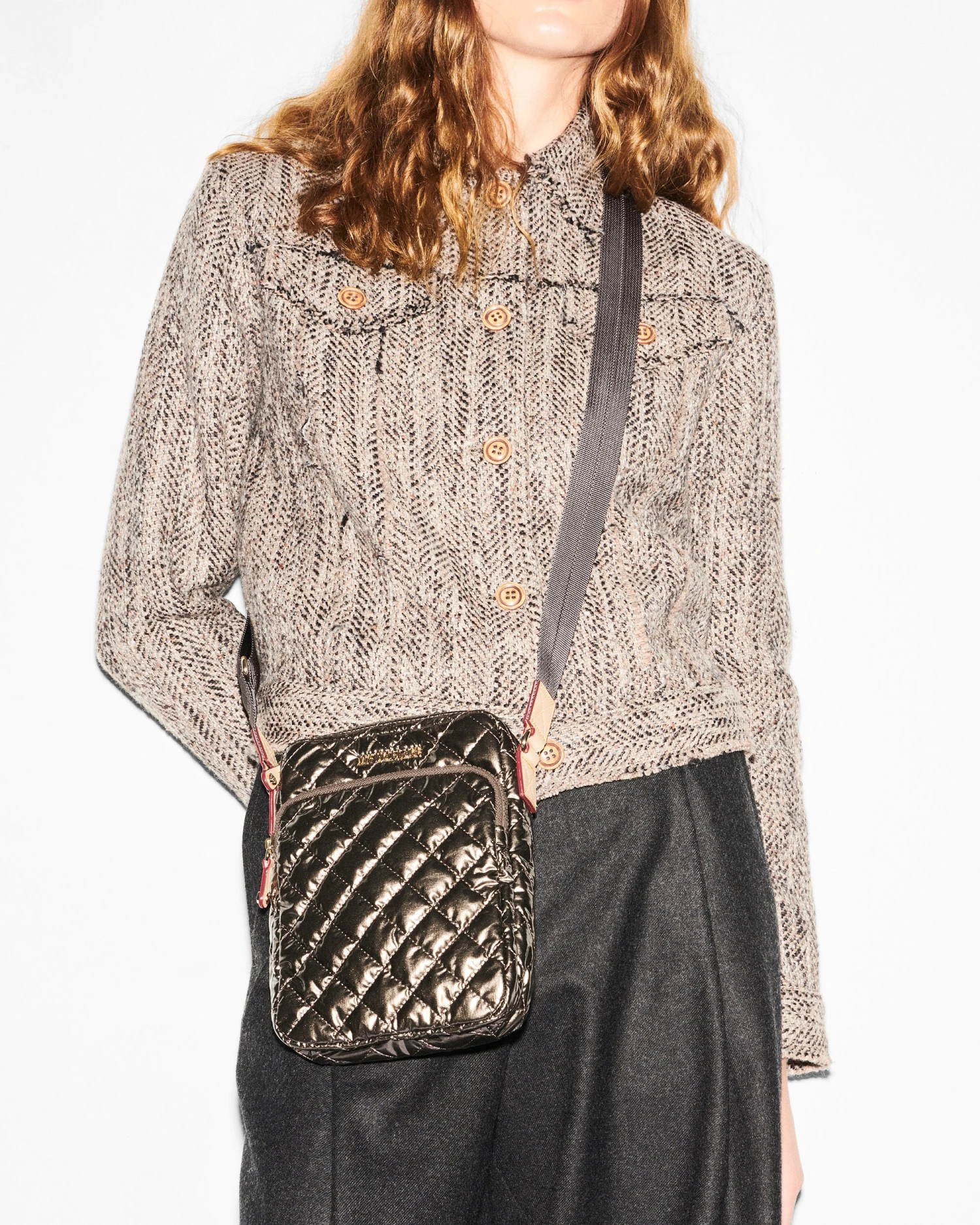 Moondust Metallic Lacquer Metro Crossbody - Image 2