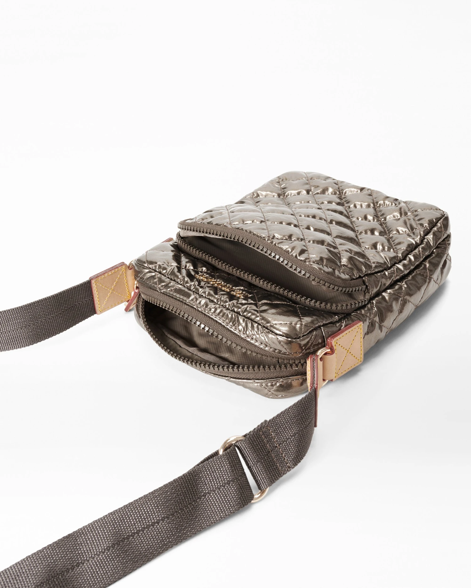 Moondust Metallic Lacquer Metro Crossbody - Image 4