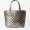 Moondust Metallic Lacquer Large Metro Tote Deluxe