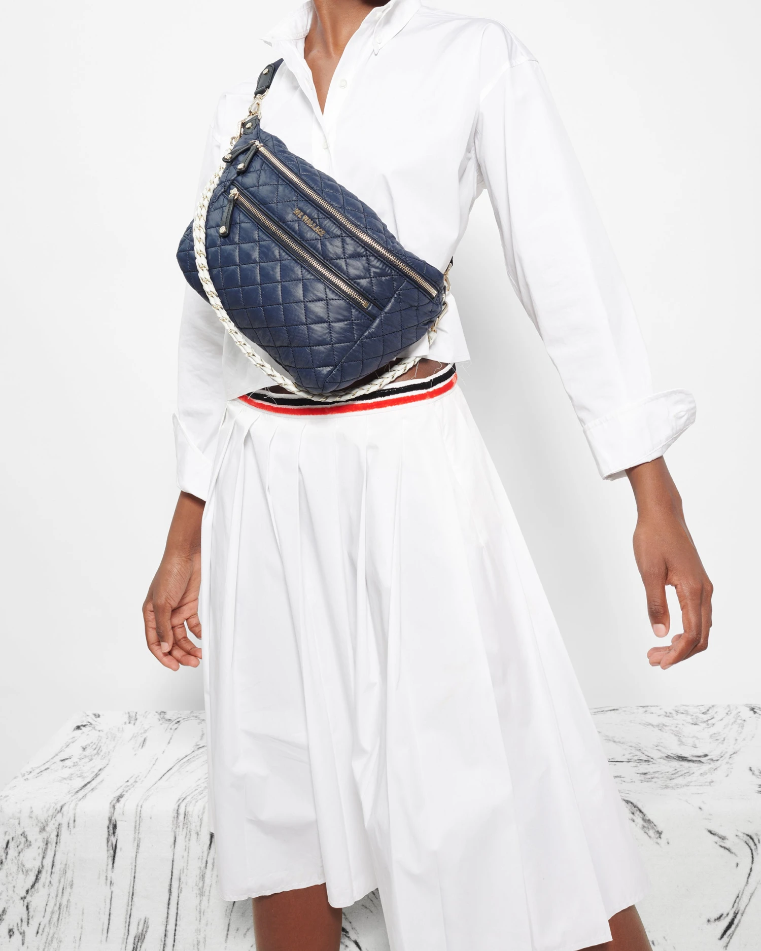 Dawn/White Crosby Crossbody Sling Bag - Image 2