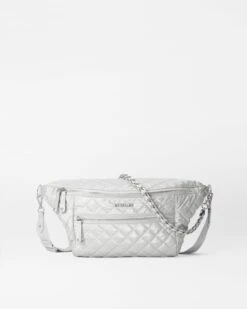 Oyster Metallic Crosby Crossbody Sling