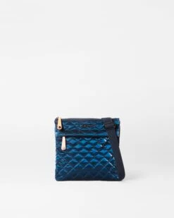 Midnight Liquid Metro Flat Crossbody