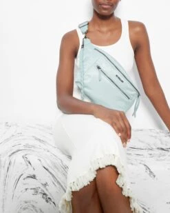 Silver Blue Bowery Sling