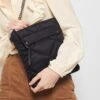 Black Madison Flat Crossbody