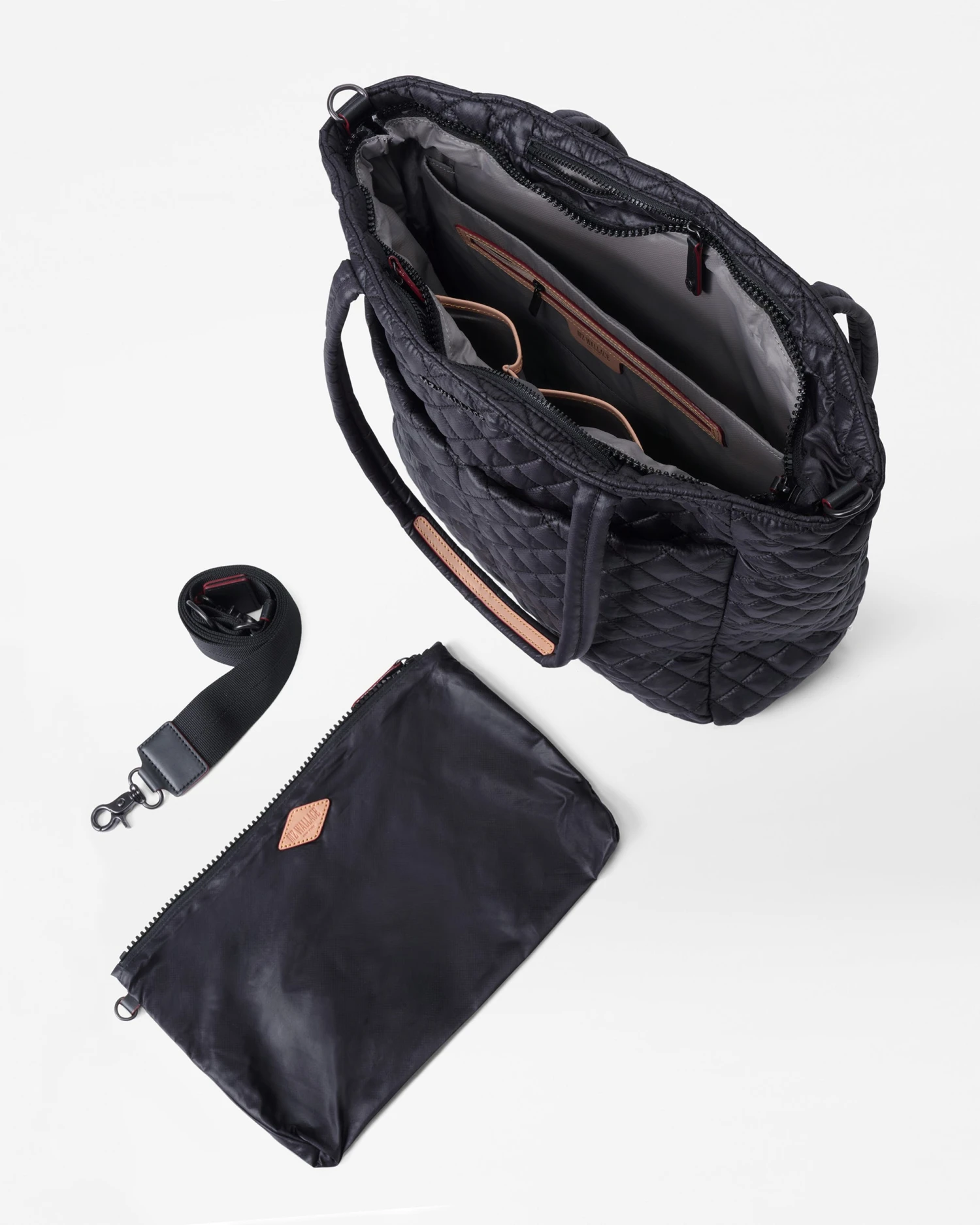 Black Large Metro Quatro Tote - Image 5