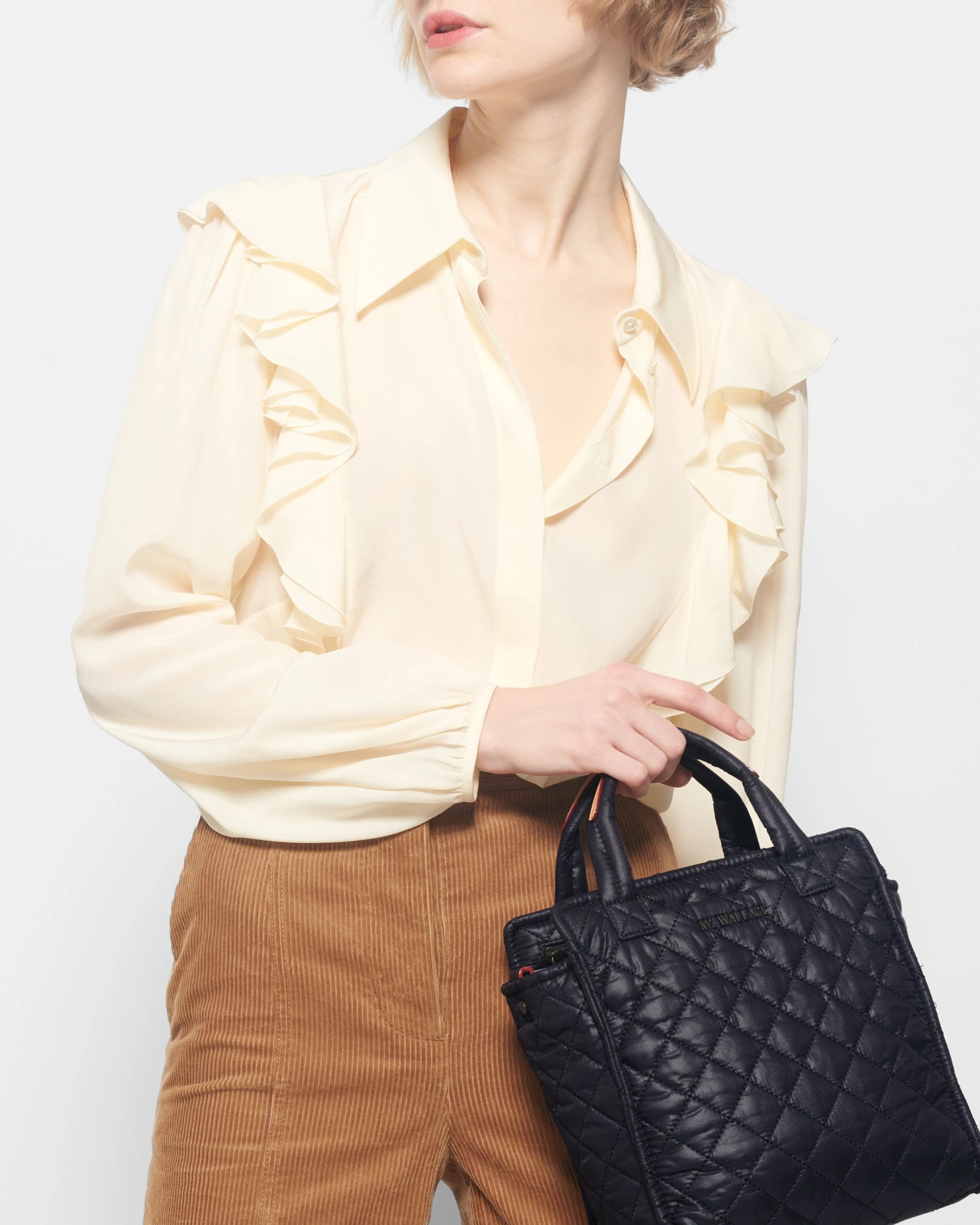 Black Mini Box Tote - Image 2