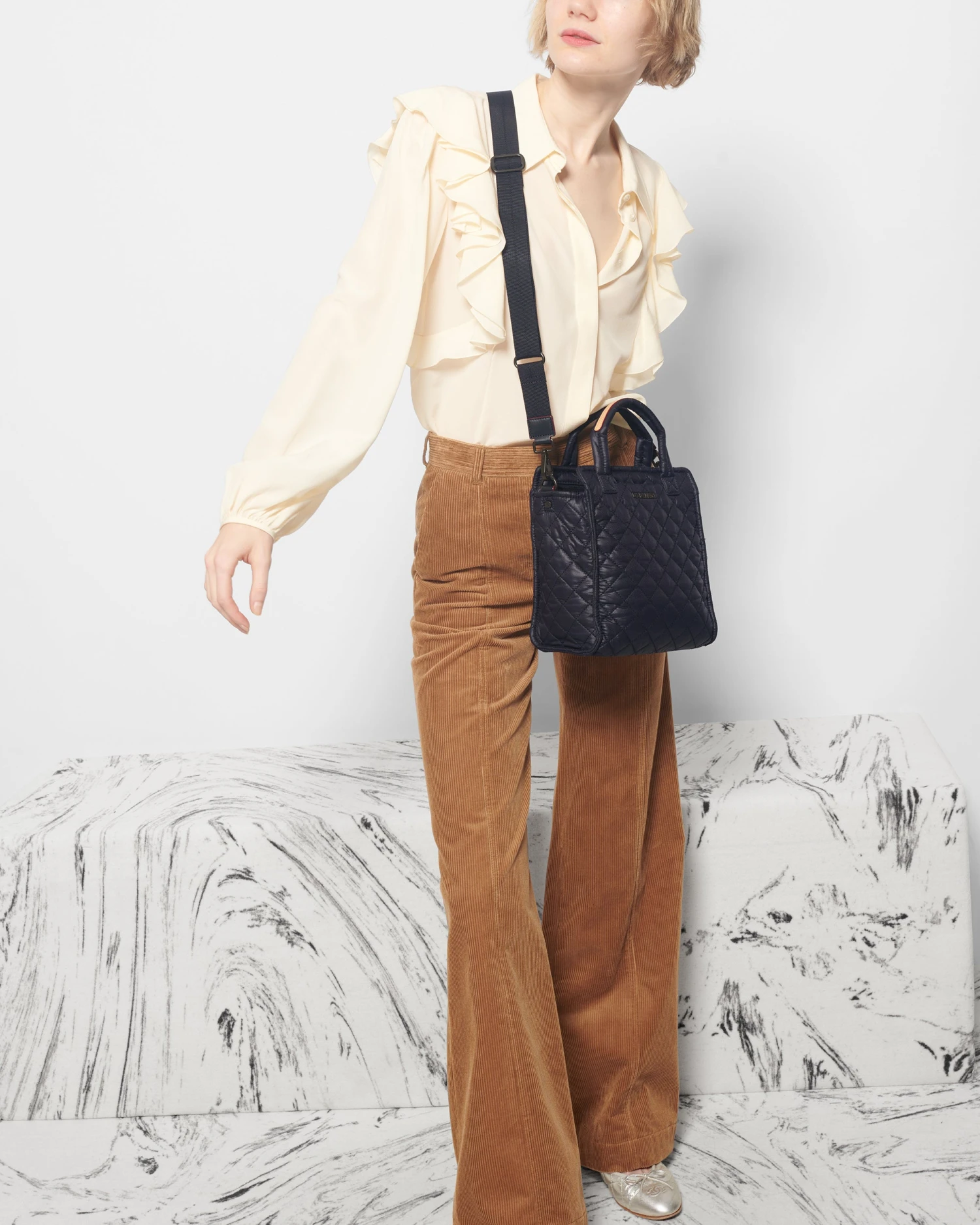 Black Mini Box Tote - Image 4