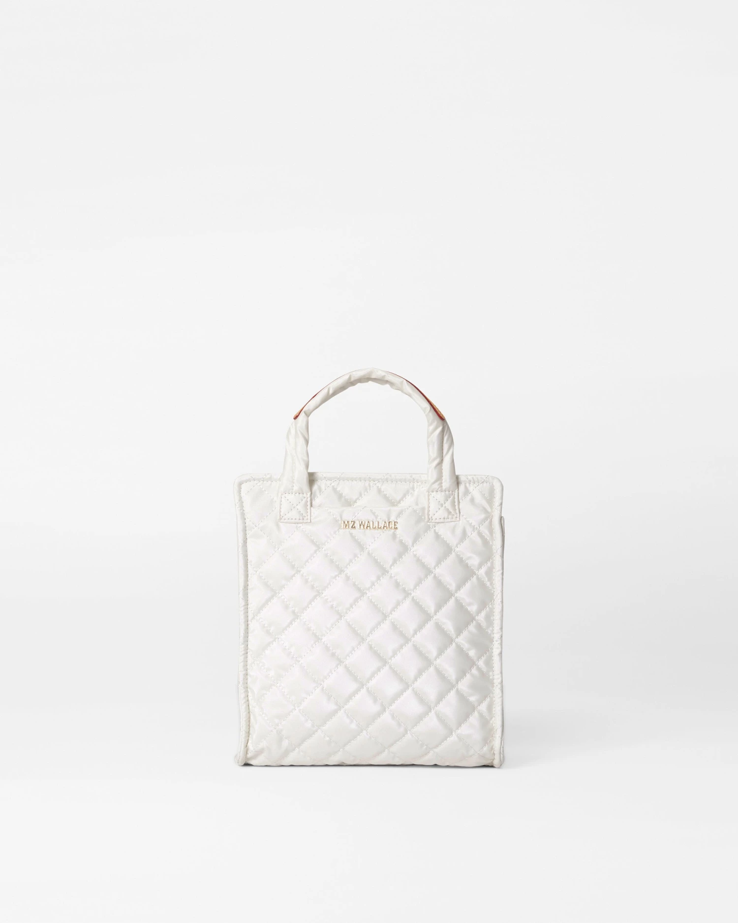 Pearl Metallic Mini Box Tote - Image 2