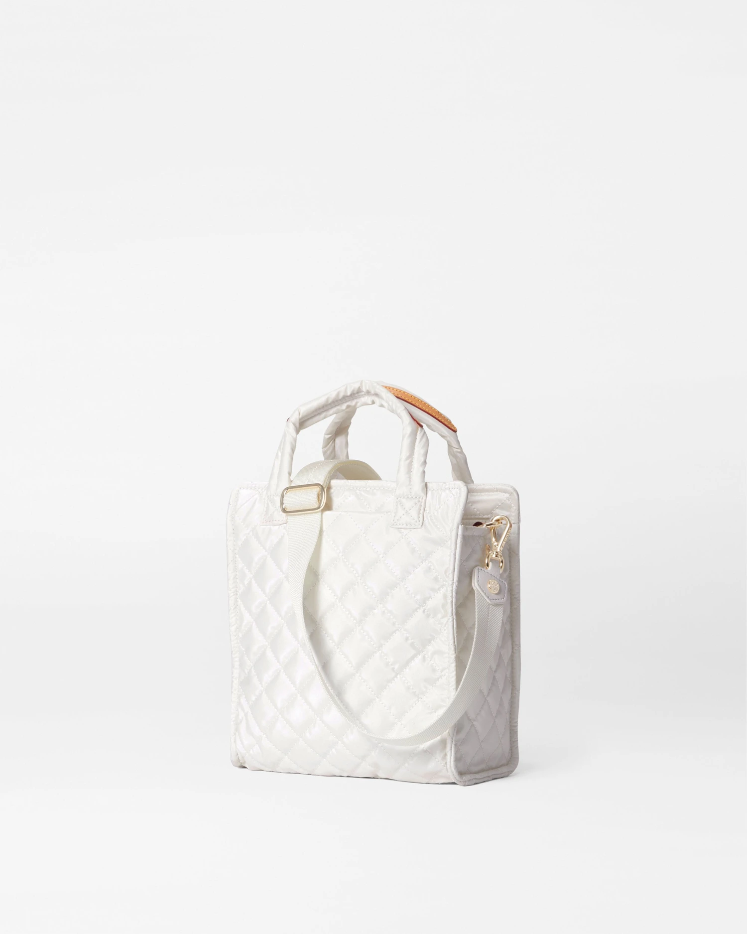 Pearl Metallic Mini Box Tote - Image 3