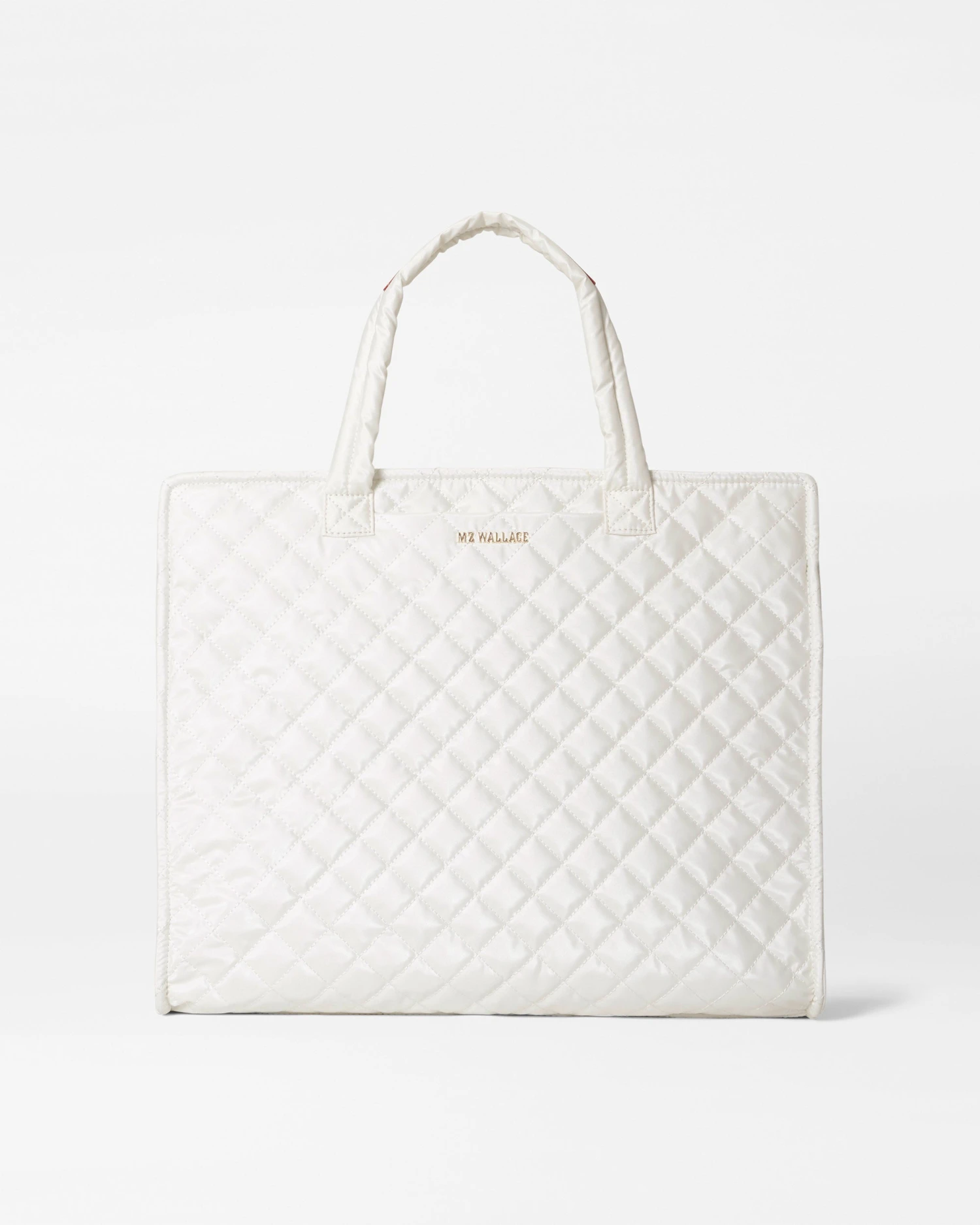 Pearl Metallic Large Box Tote - Image 2