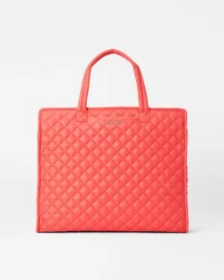 Coral Large Box Tote