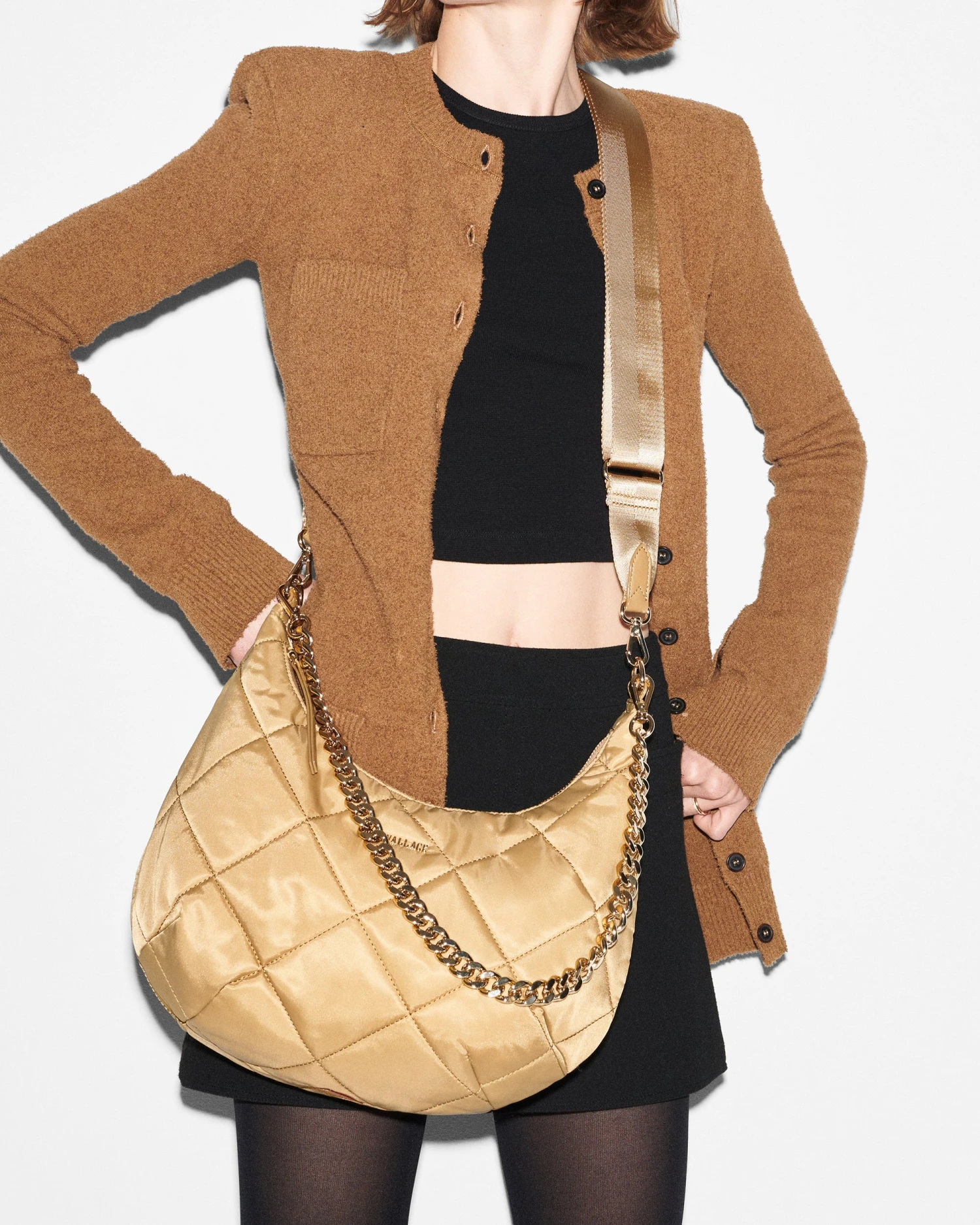 Camel Madison Shoulder Bag II - Image 2