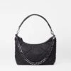 Black Small Madison Shoulder Bag