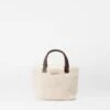 Shearling Micro Metro Tote Deluxe