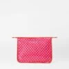 Candy Lacquer Woven Clutch