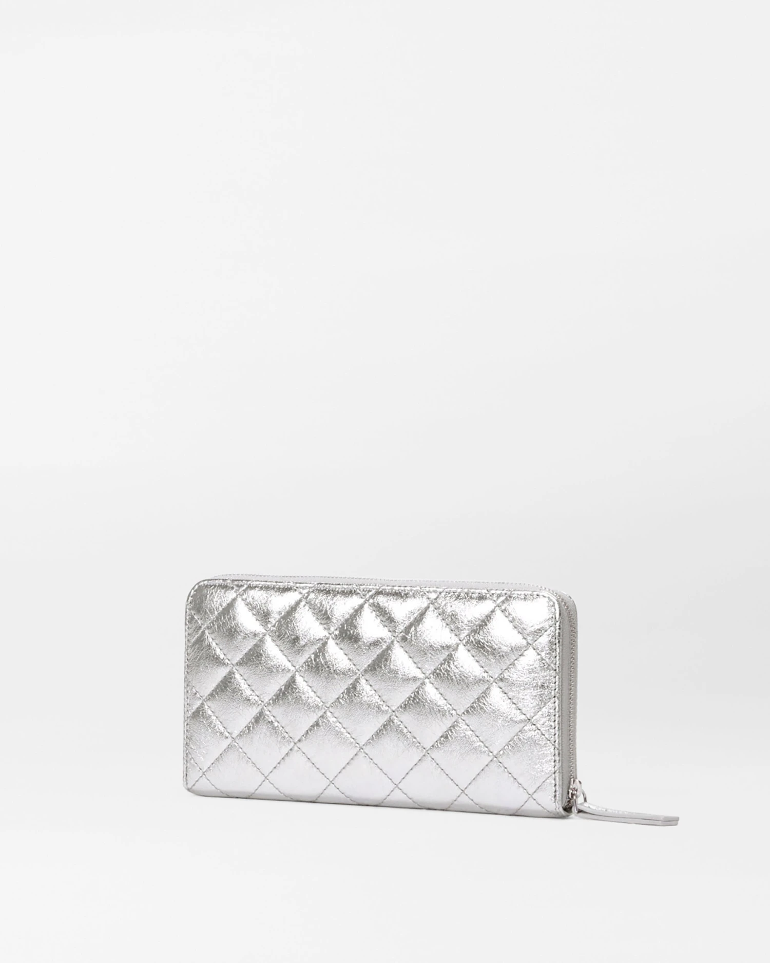 Silver Candy Long Zip Round Wallet - Image 3