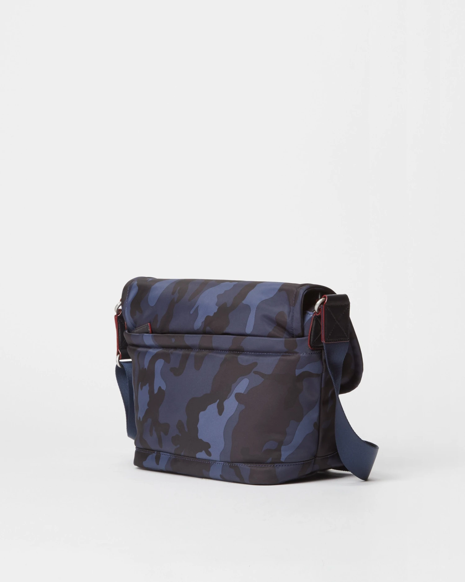 Dark Blue Camo Bedford Air Bleecker Small Messenger - Image 3